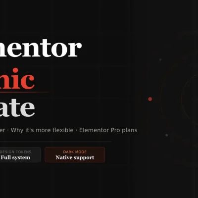 Elementor atomic update 2026